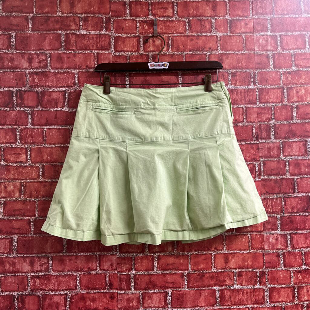 Fashion Bug Pocketed Mini Skirt Lime Size 10