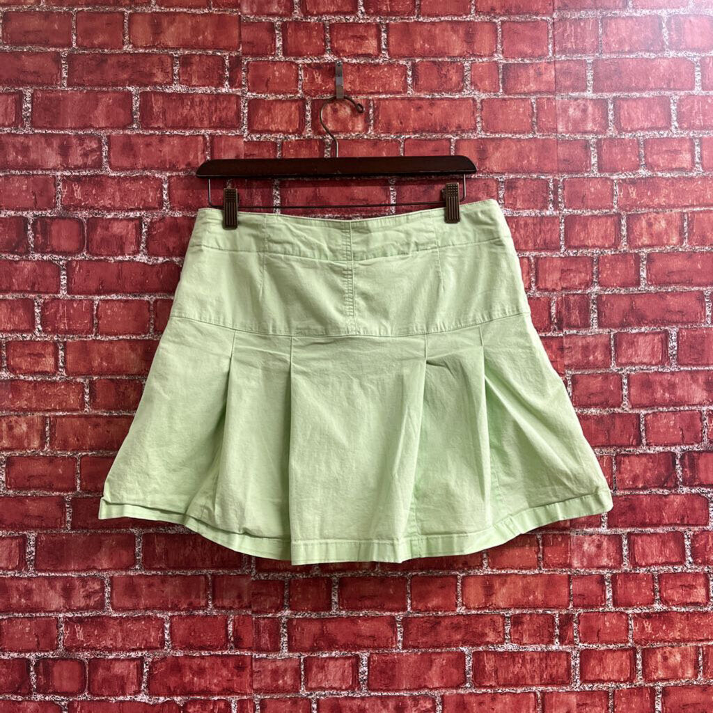 Fashion Bug Pocketed Mini Skirt Lime Size 10