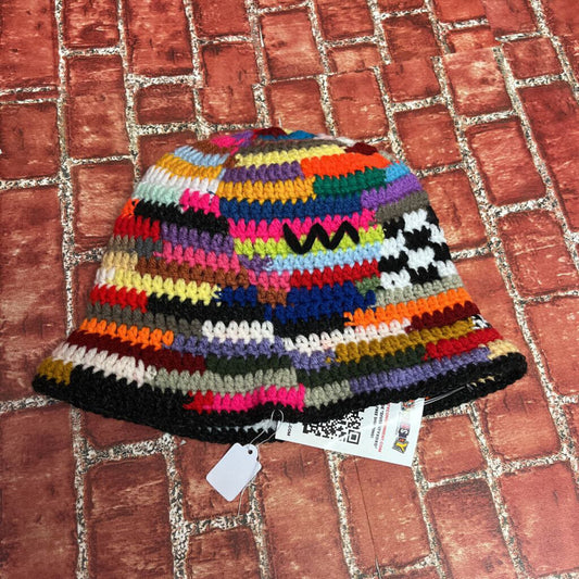 Knit Rainbow Bucket Hat Multi OS