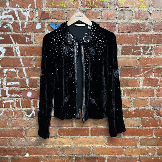 Vintage Y2K Lord & Taylor Sequin Jacket Size L/XL