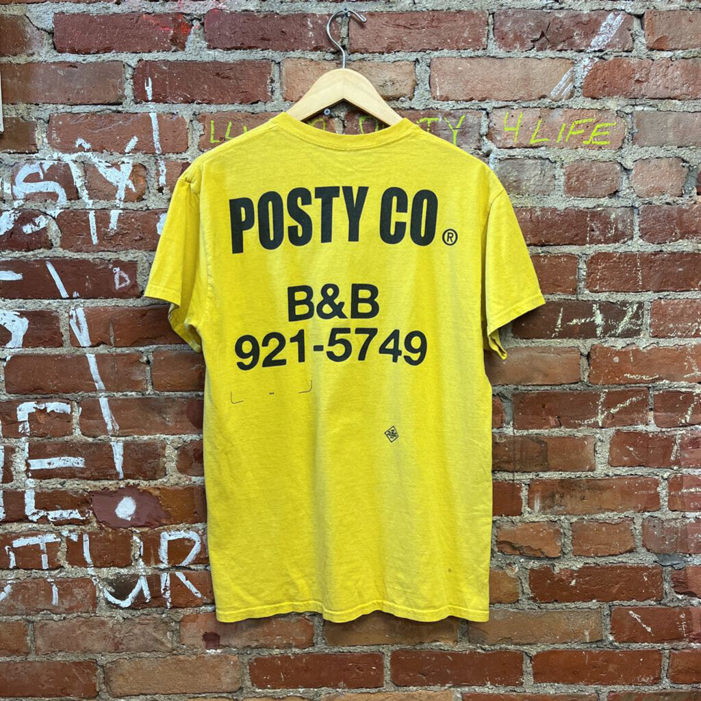 Posty Co Post Malone Dragon Tee Yellow Size Medium