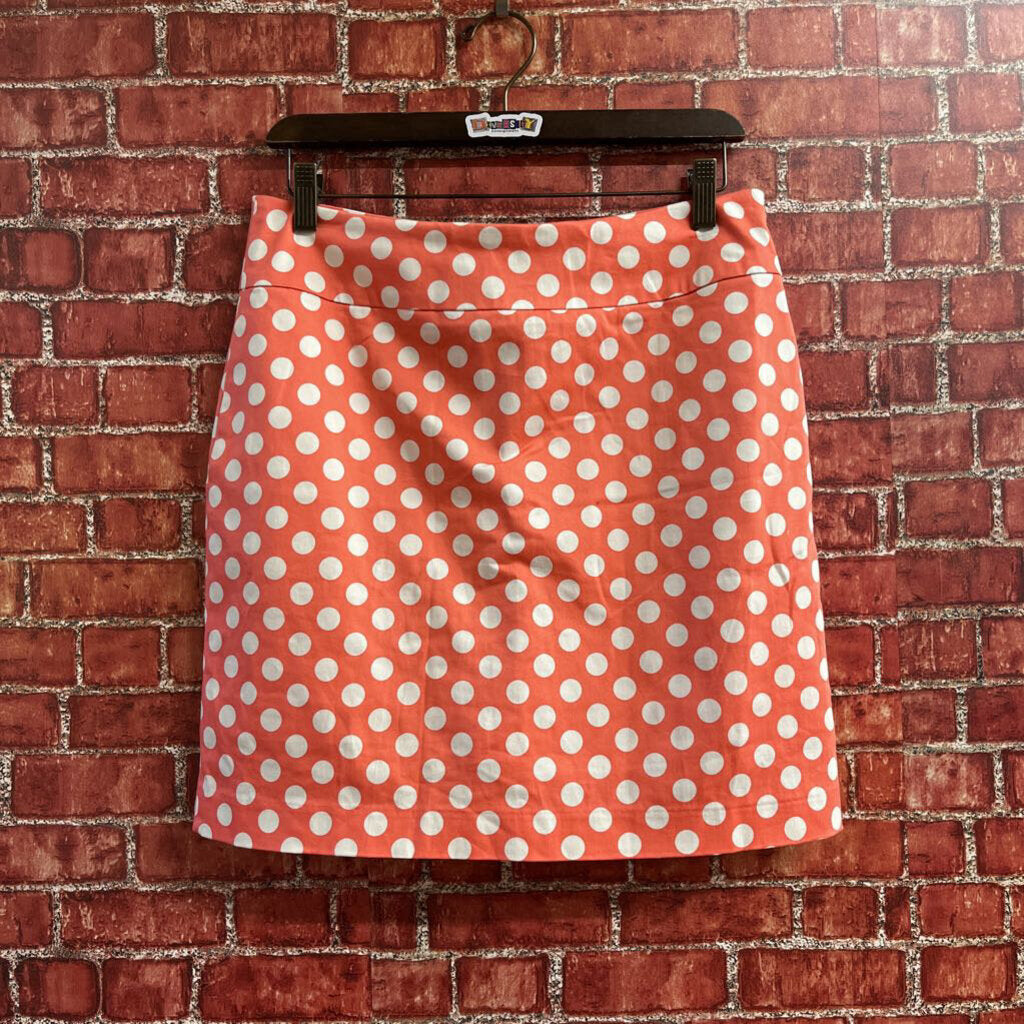 Larry Levine Polka Dot Mini Skirt Pink Size 8