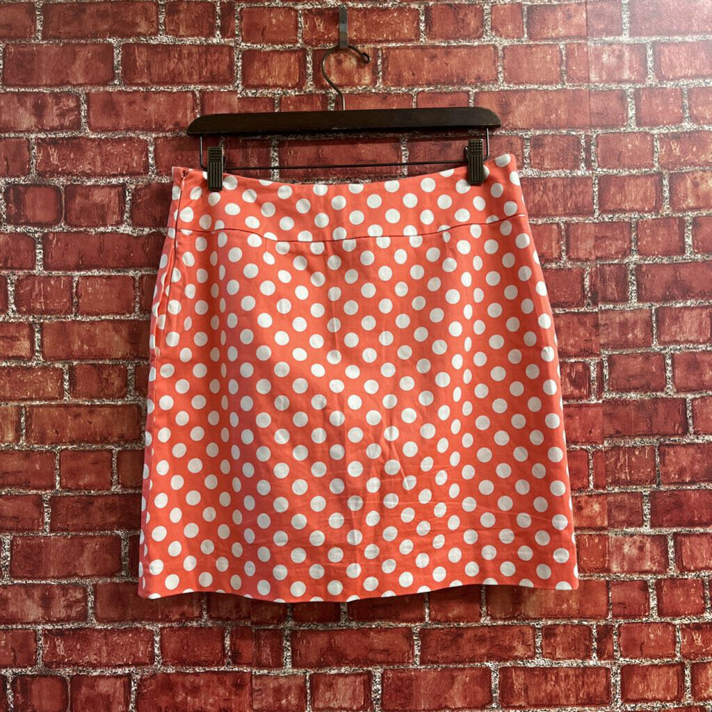 Larry Levine Polka Dot Mini Skirt Pink Size 8