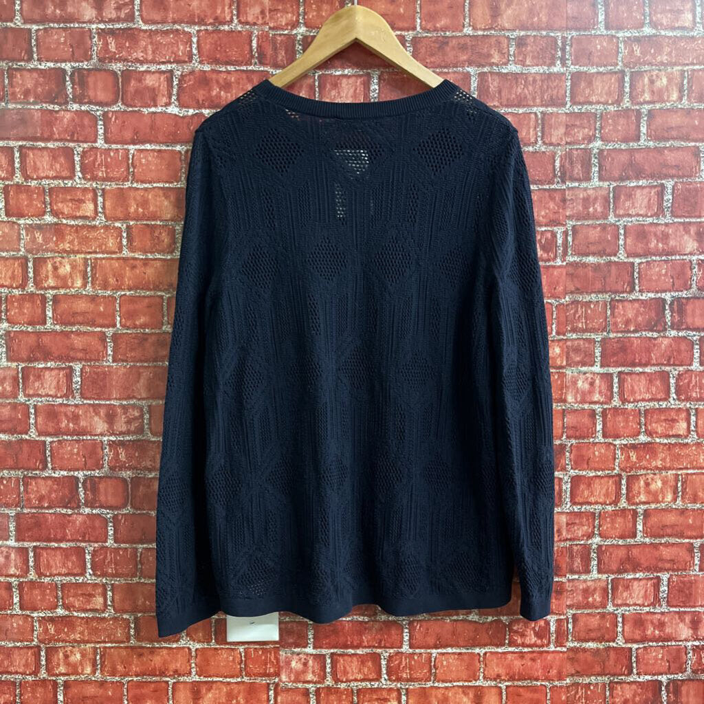 Loft Knit Sweater Blue Size XL