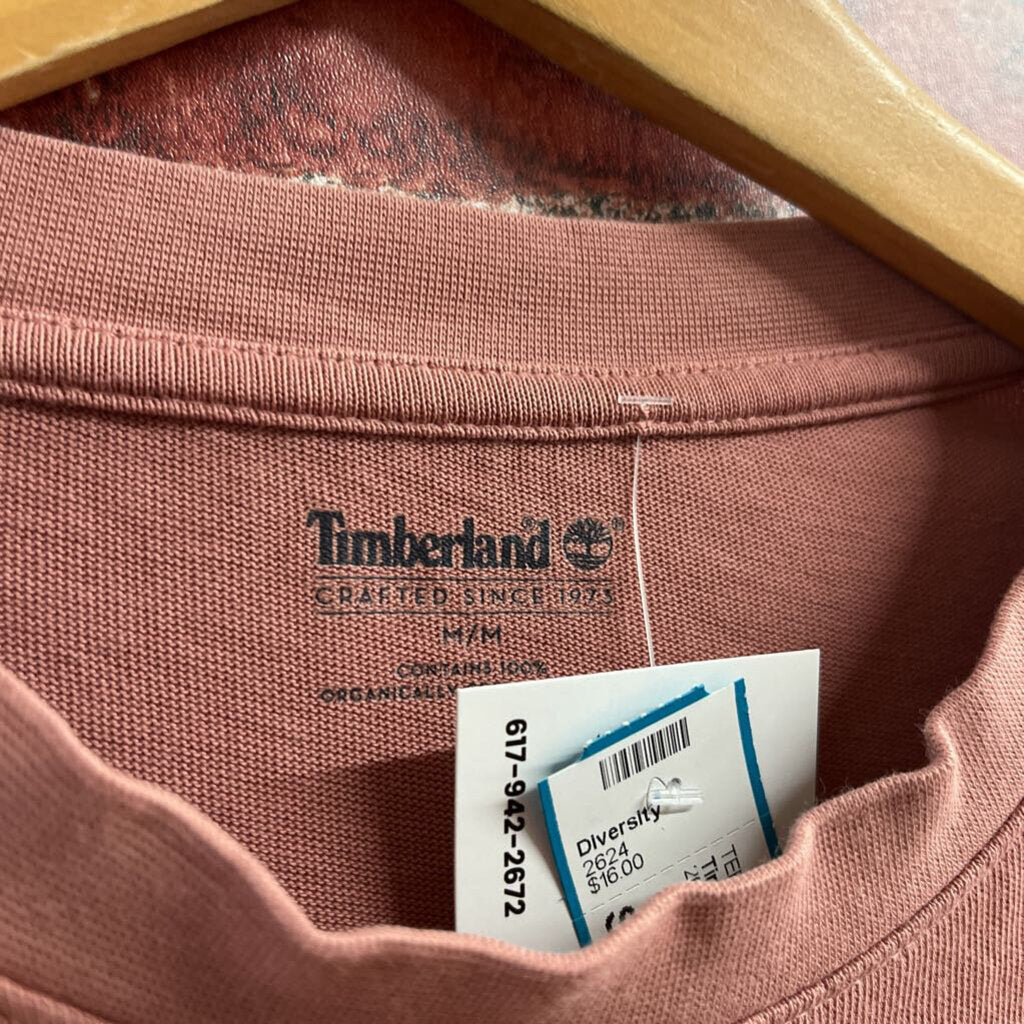 Timberland Long Sleeve tee Pink Size M