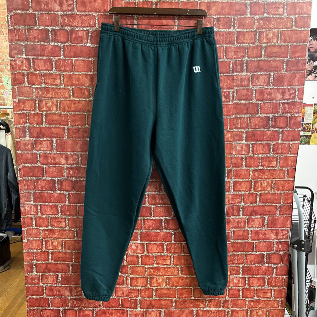 VTG Wilson Sweatpants joggers Green Size XL