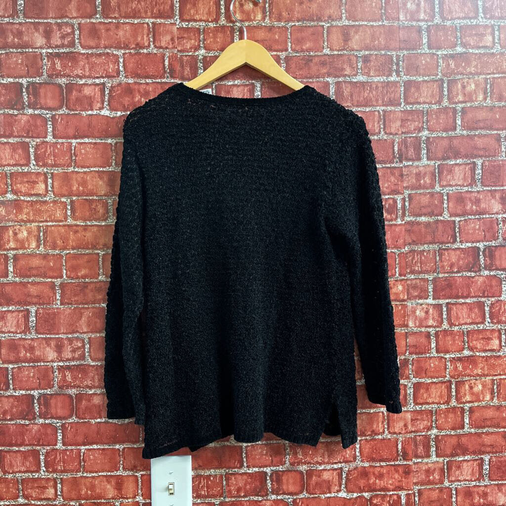 Ballinger Gold Knit Sweater Black Size M