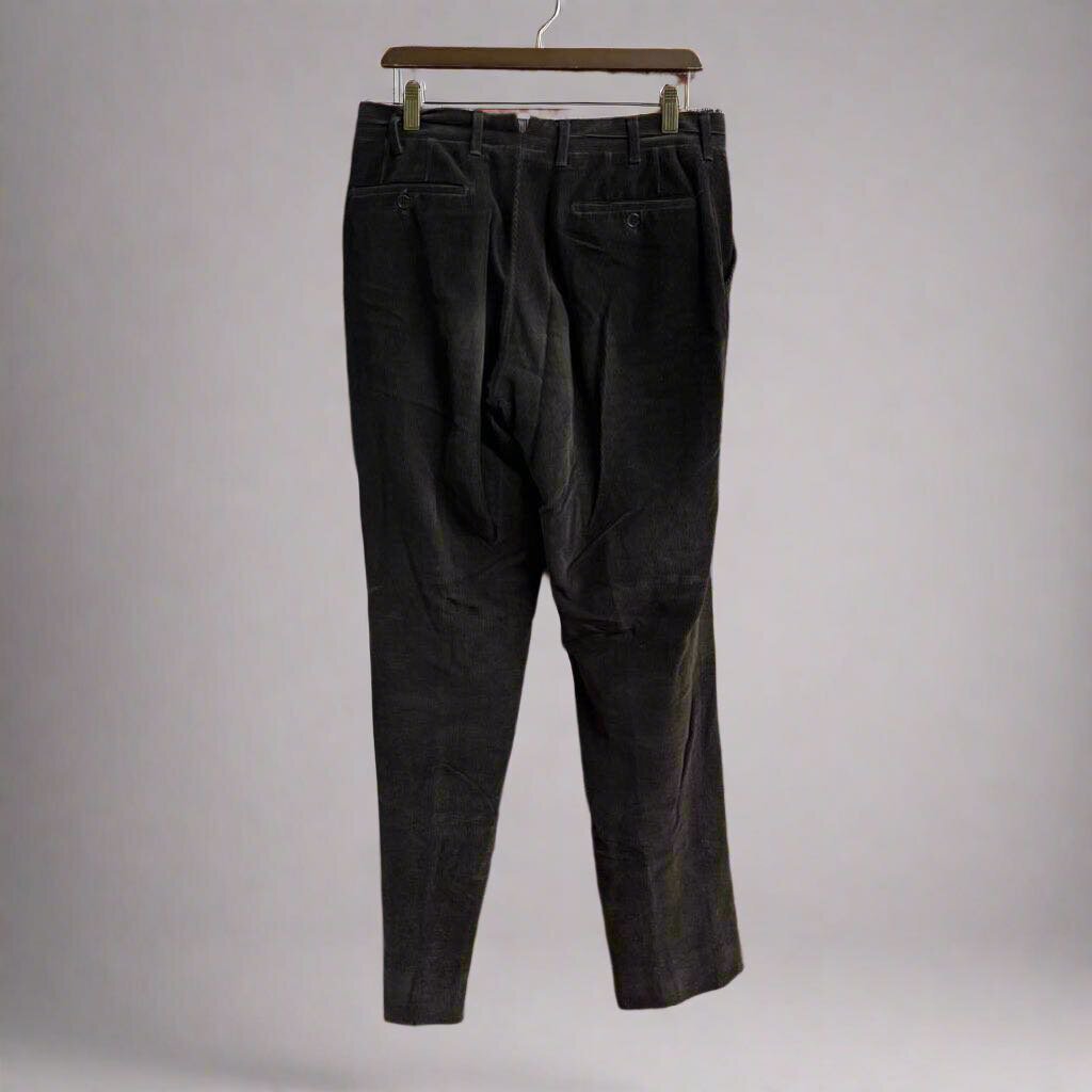 Prada Corduroy Button Fly Pants Brown Size 46