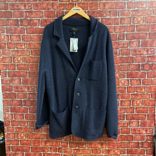 Porter & Ash Knit Cardigan Blue Size Large