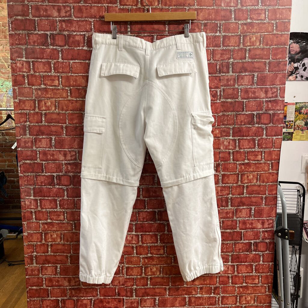 Adidas Tyshawn Jones Cargo Pants White Size 34x32