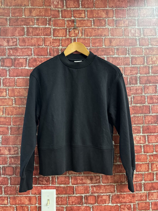 Varley Side Zipper Crewneck Black Size XS