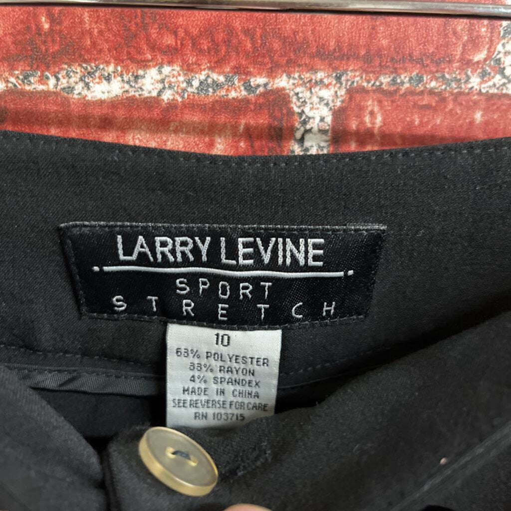 Larry Levine Sport trousers black Size 10