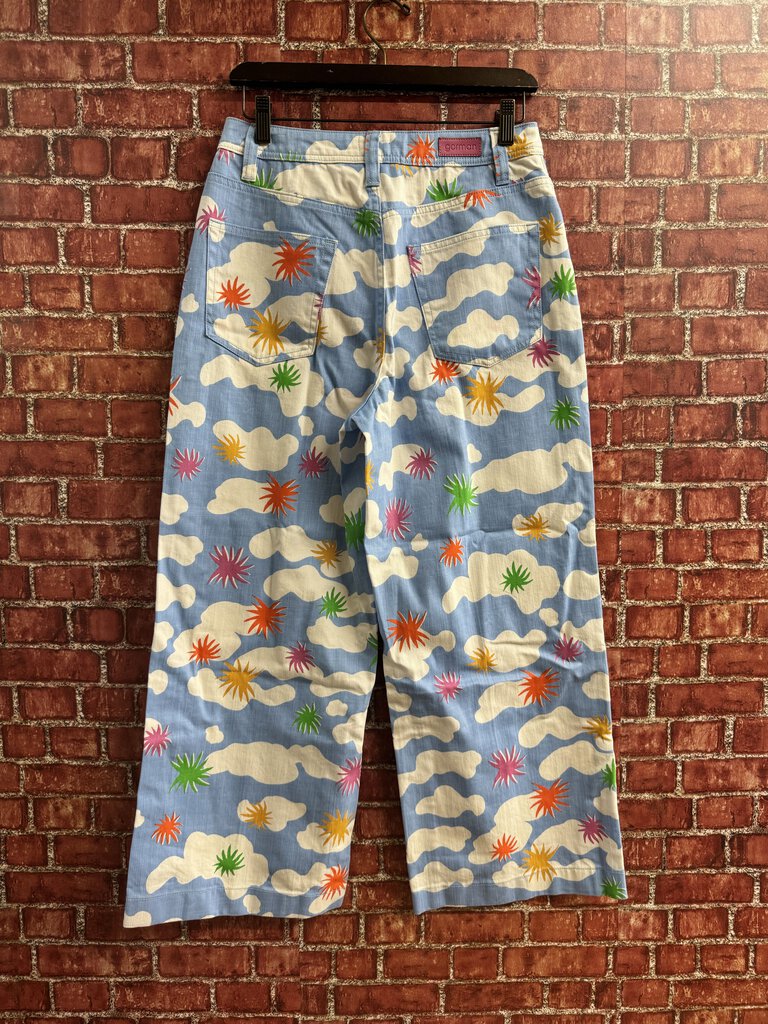 Gorman Graphic Shapes Jeans Blue/Multi 10