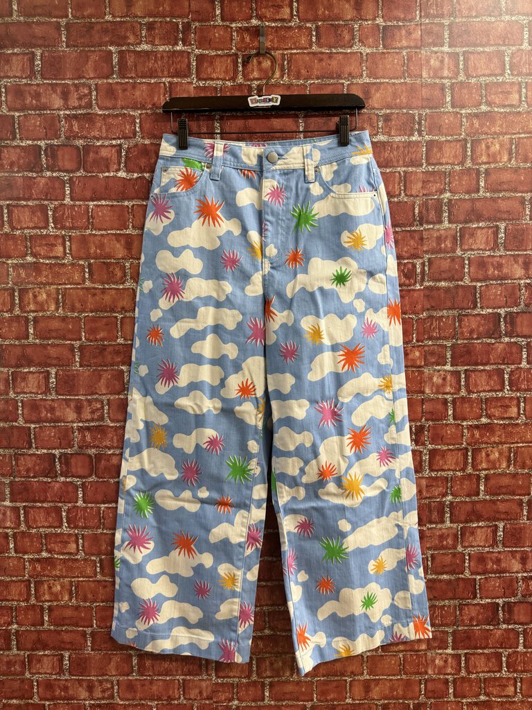 Gorman Graphic Shapes Jeans Blue/Multi 10