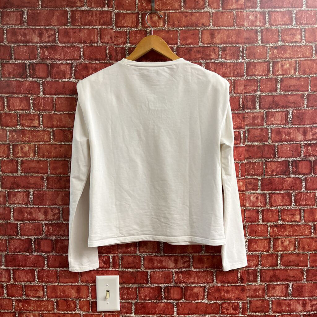 Walter Baker Long Sleeve Tee White Size M