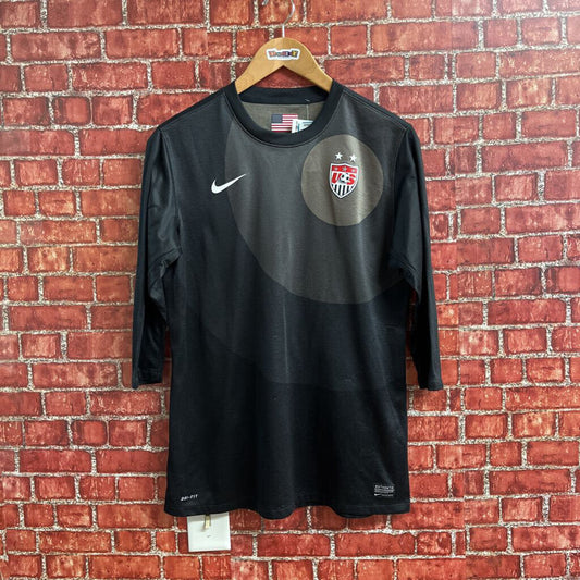 Nike Dri Fit US Soccer Jersey Brown Size L