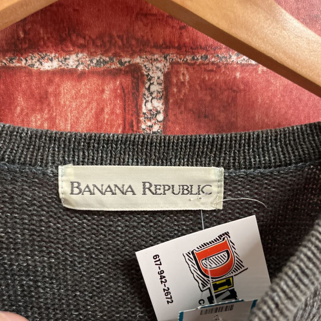 Banana Republic Knit Sweater Grey Size L