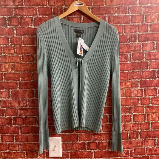 Banana Republic Ribbed Cardigan Top Green Size M