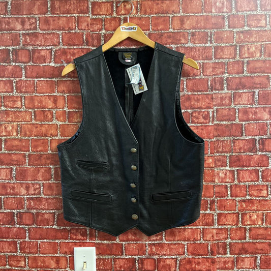 Vintage Champlain Leather Vest Size 43 (L)