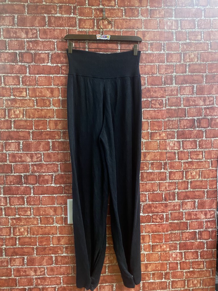 NWT NFP Linen Snap Hem pants black Size 3