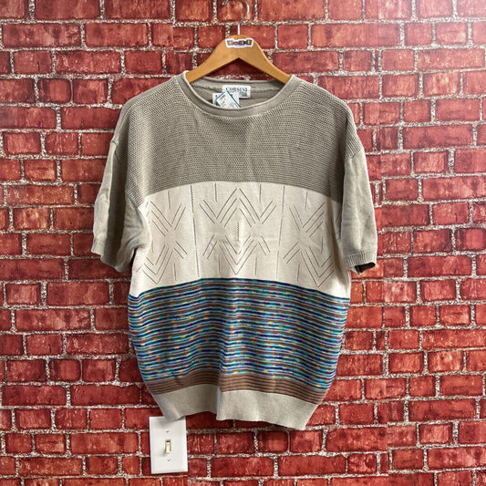 Corsini Knit Tee Multi Color Size Large