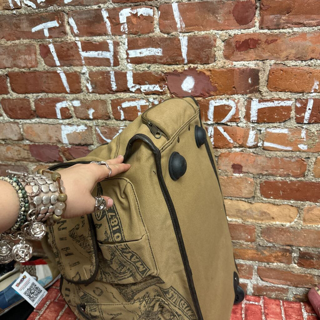 Levi's Large Canvas Roller Bag Tan