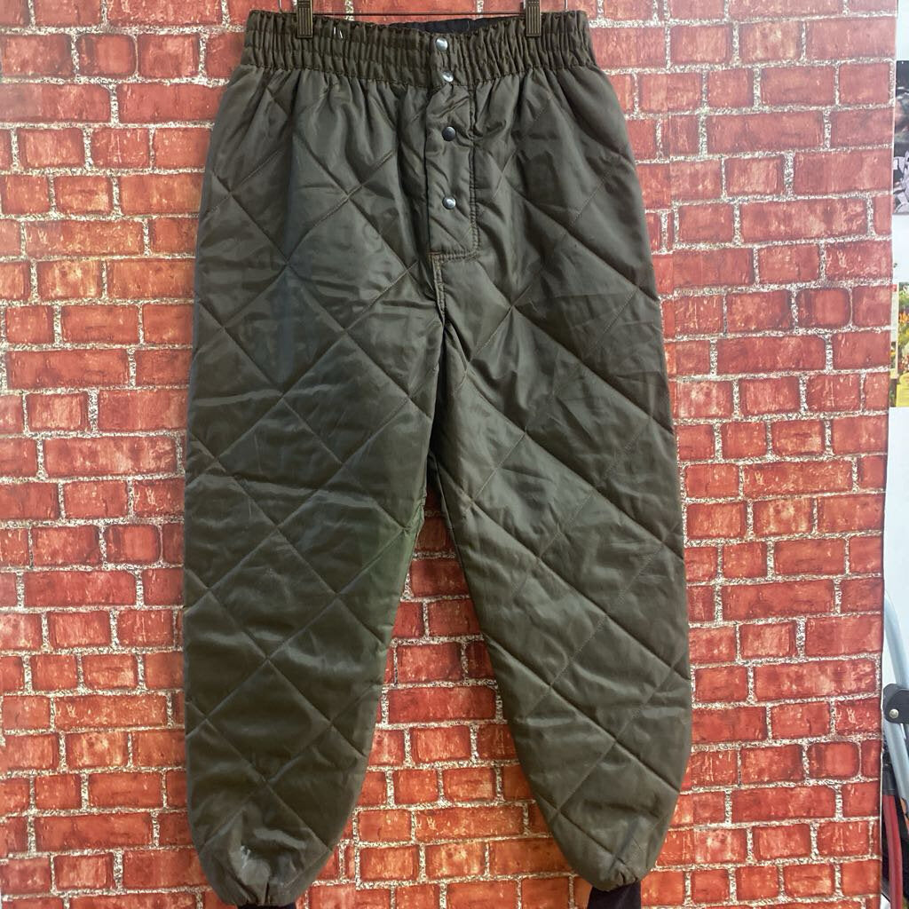 Vintage Quilted Pants Brown Size M/L