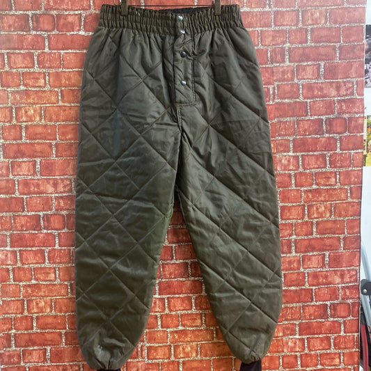 Vintage Quilted Pants Brown Size M/L