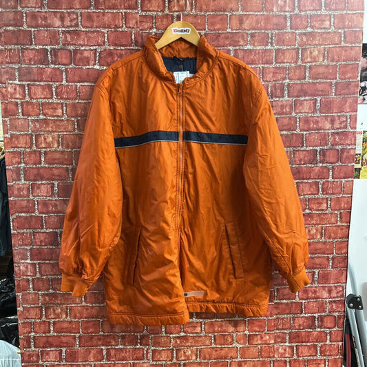 Y2K Nike Puffer Jacket Orange Size L