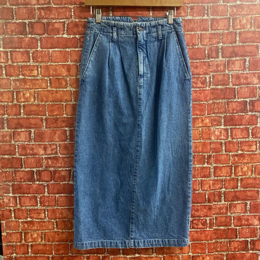 Banana Republic Maxi Denim Skirt Blue 10