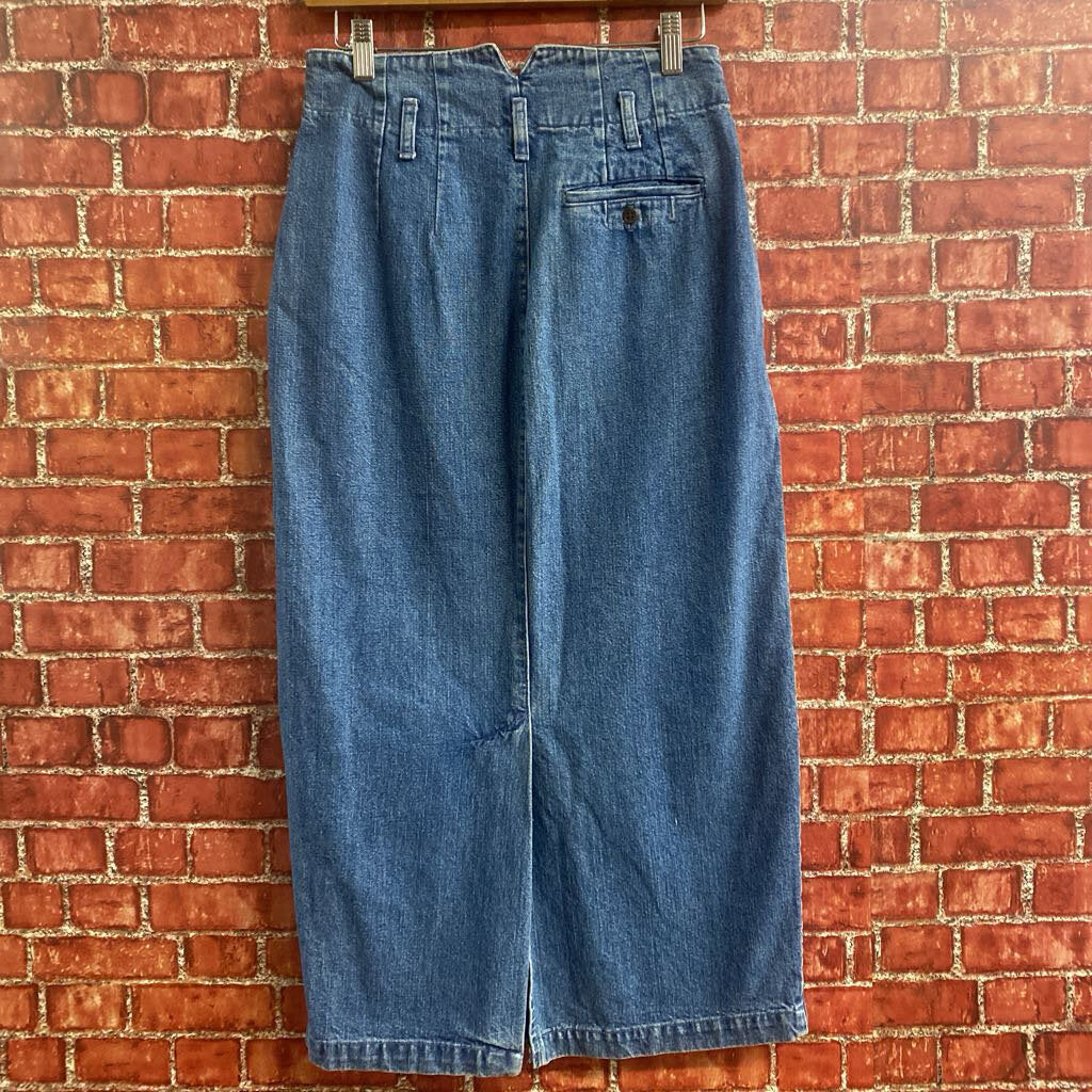 Banana Republic Maxi Denim Skirt Blue 10