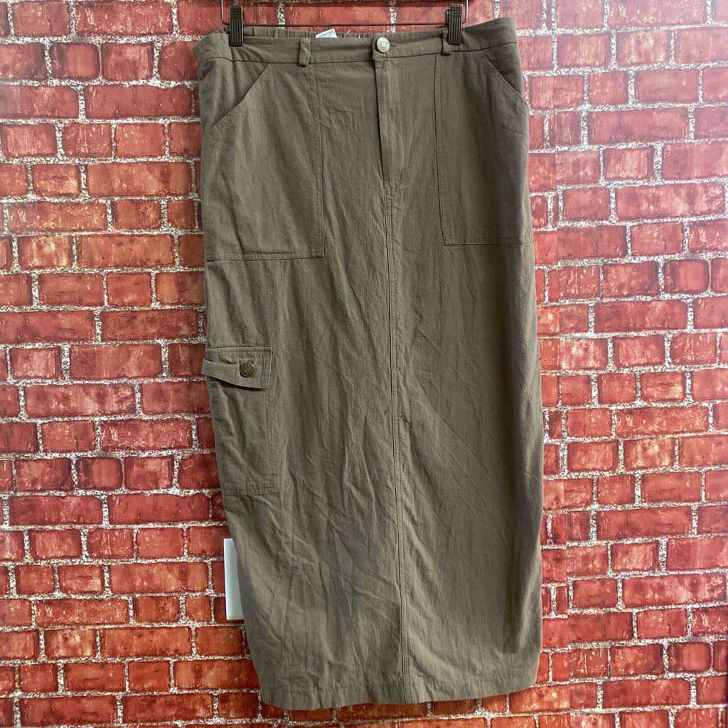 Kitious Stretchy Skirt Olive XL