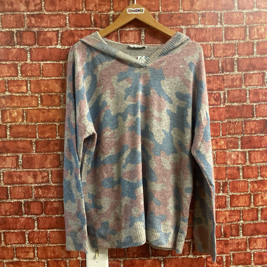 Lucy Nagle Cashmere Camo Hoodie Size M/L