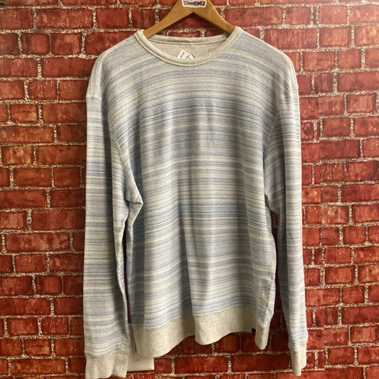 Faherty Long Sleeve Striped Knit Tee Size L