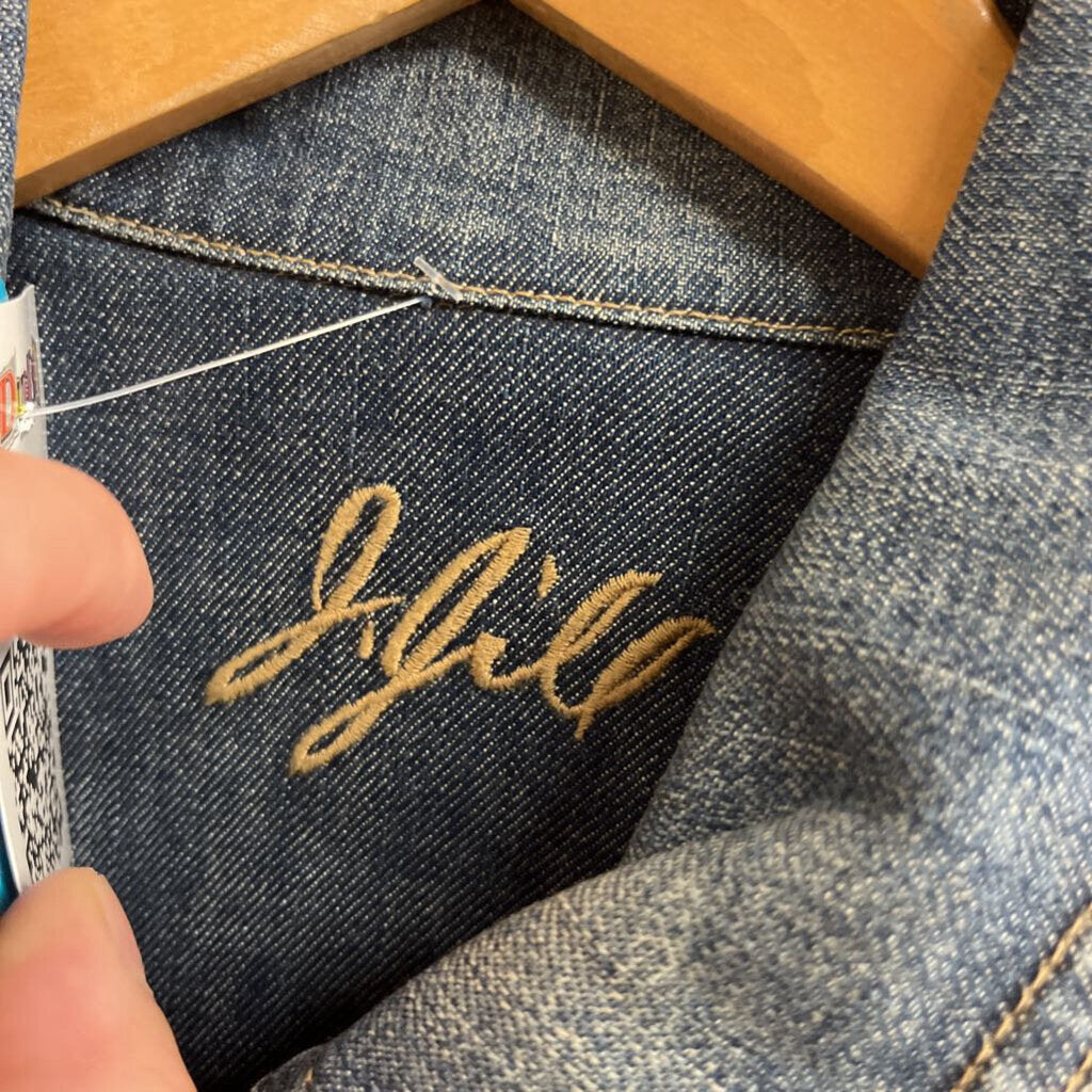 J Jill Denim Jacket Blue Size XL