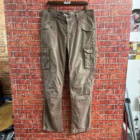 Schott NYC Cargo Pants Brown Size 34