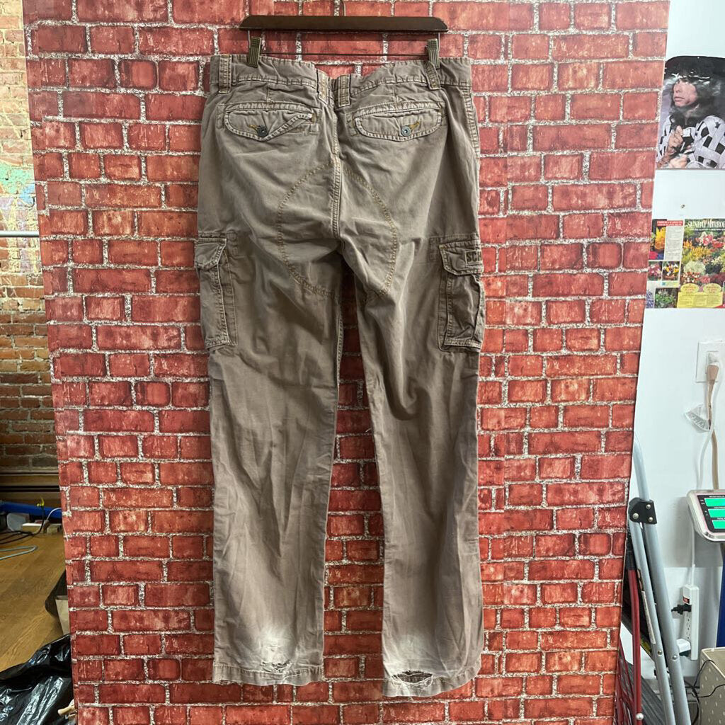 Schott NYC Cargo Pants Brown Size 34