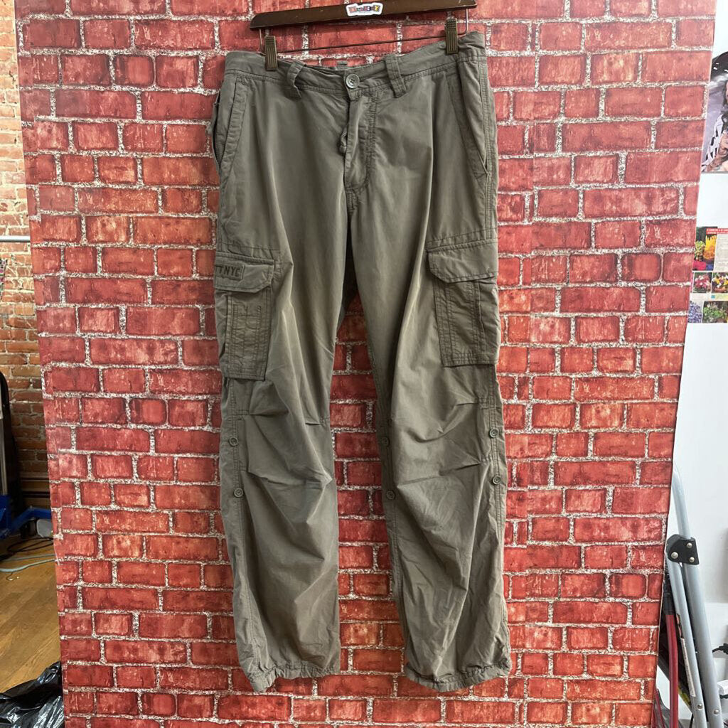 Schott NYC Cargo Pants Green Size 32