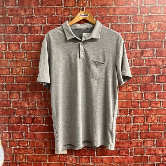 Vuori Knit Polo Grey Size L