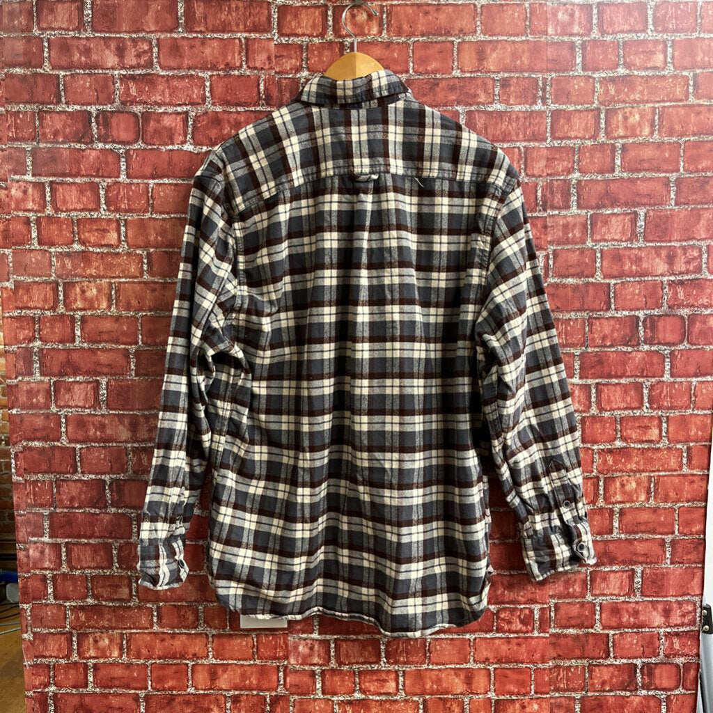 Jachs Plaid Flannel Grey Size L