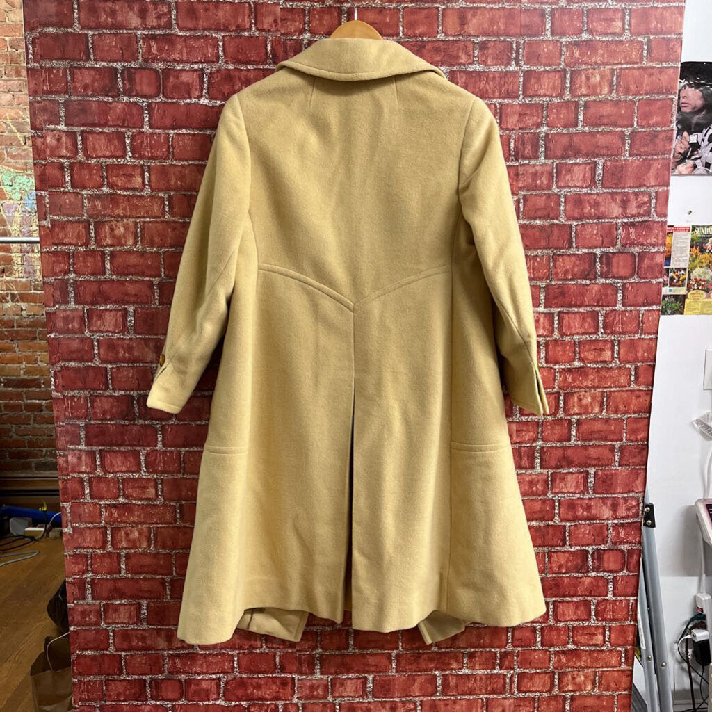 Vintage Midi Trench Coat yellow Size L/XL