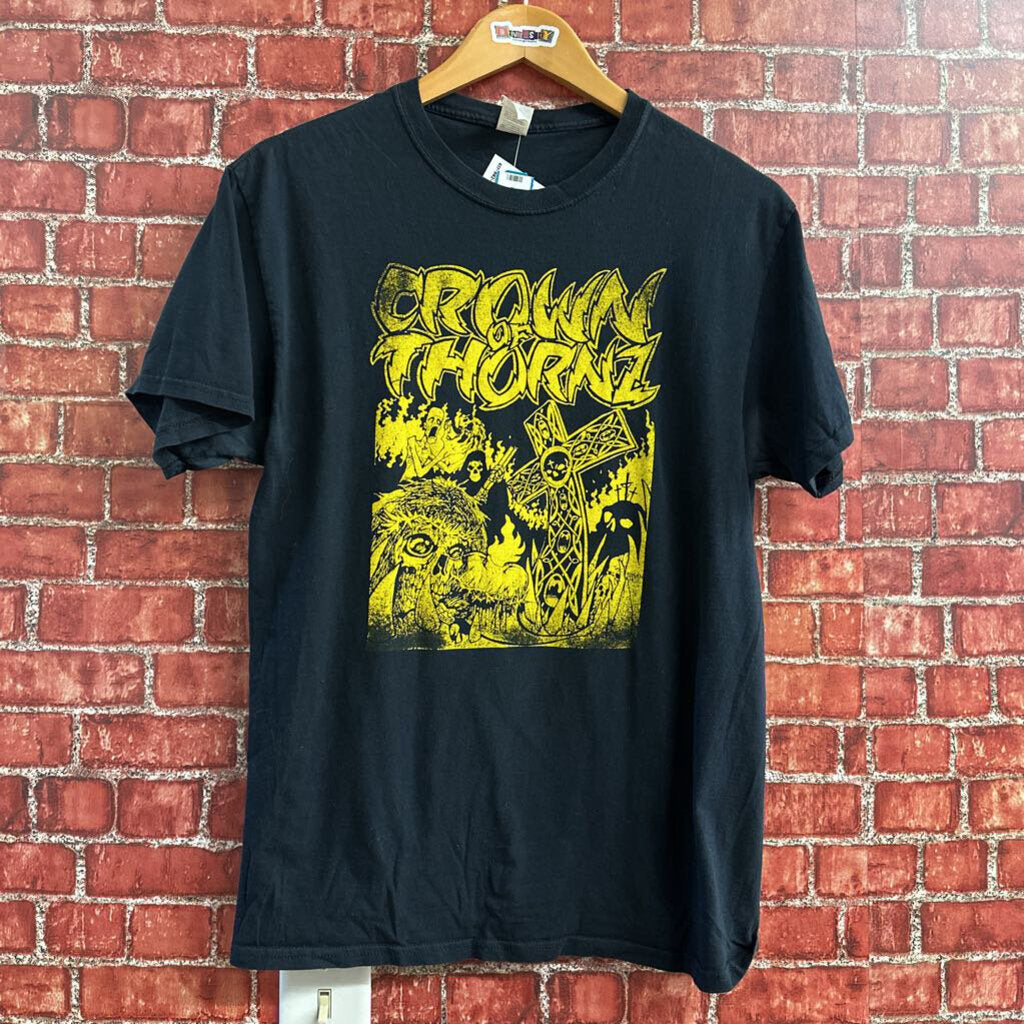 Crown of Thorns Tee Black Size M