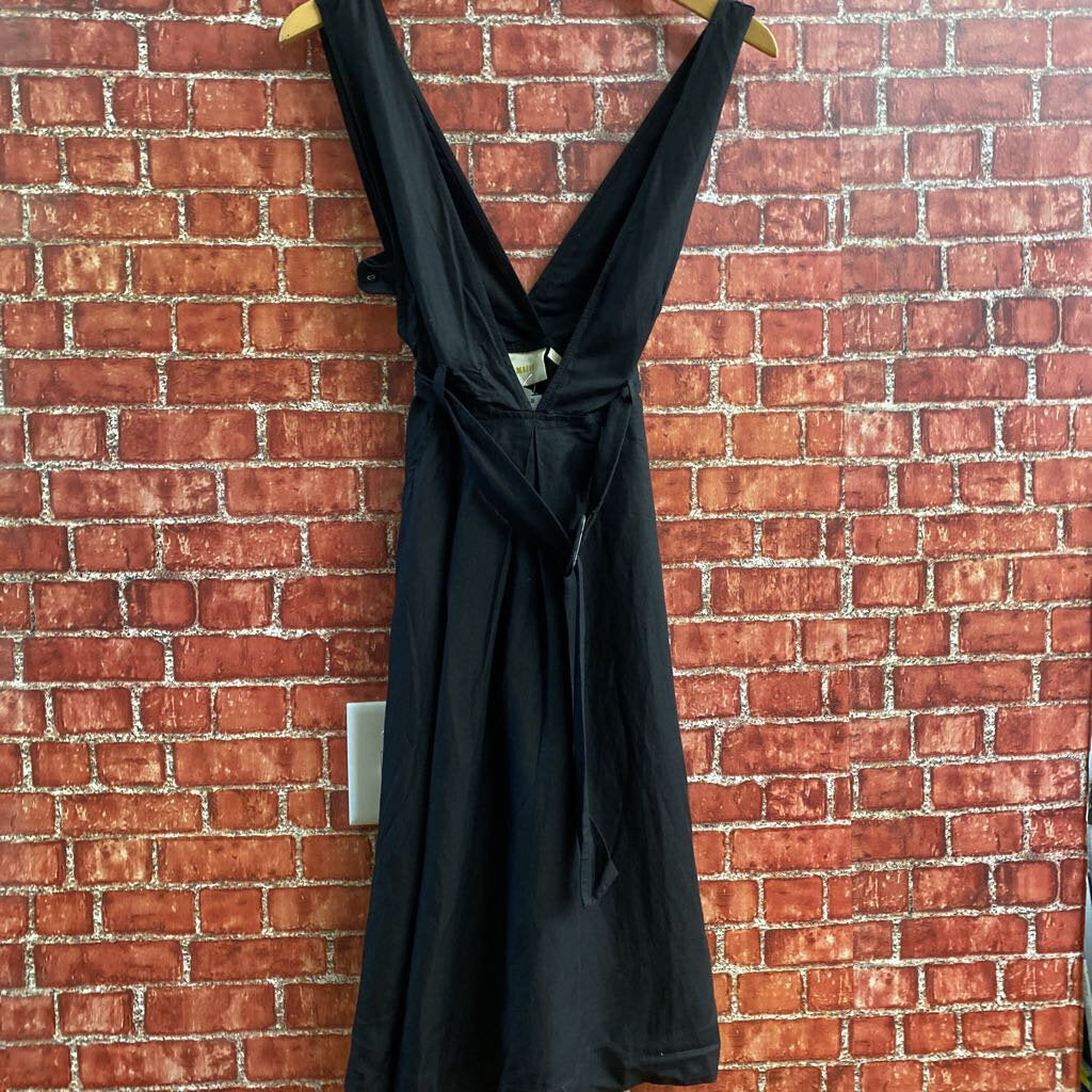 NWT Maeve Anthropologie Midi Dress Black Size 2