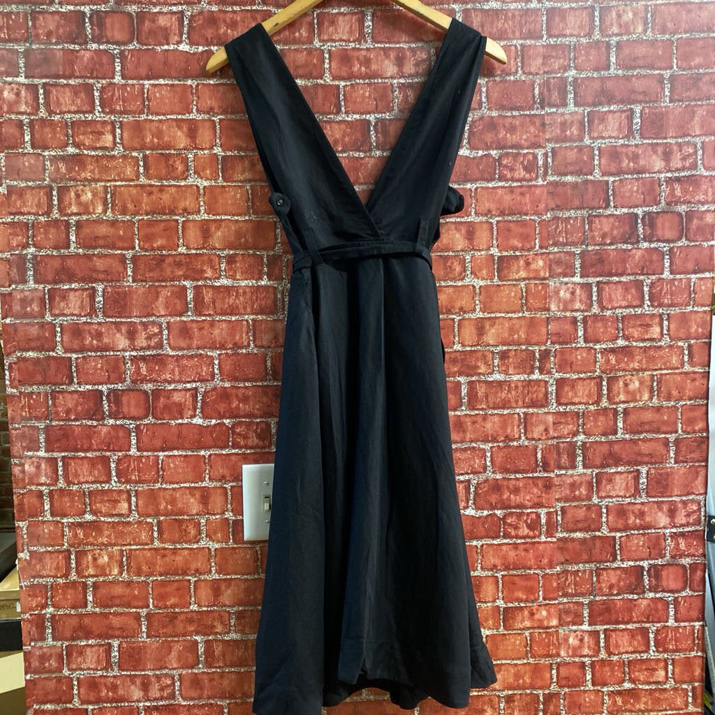 NWT Maeve Anthropologie Midi Dress Black Size 2