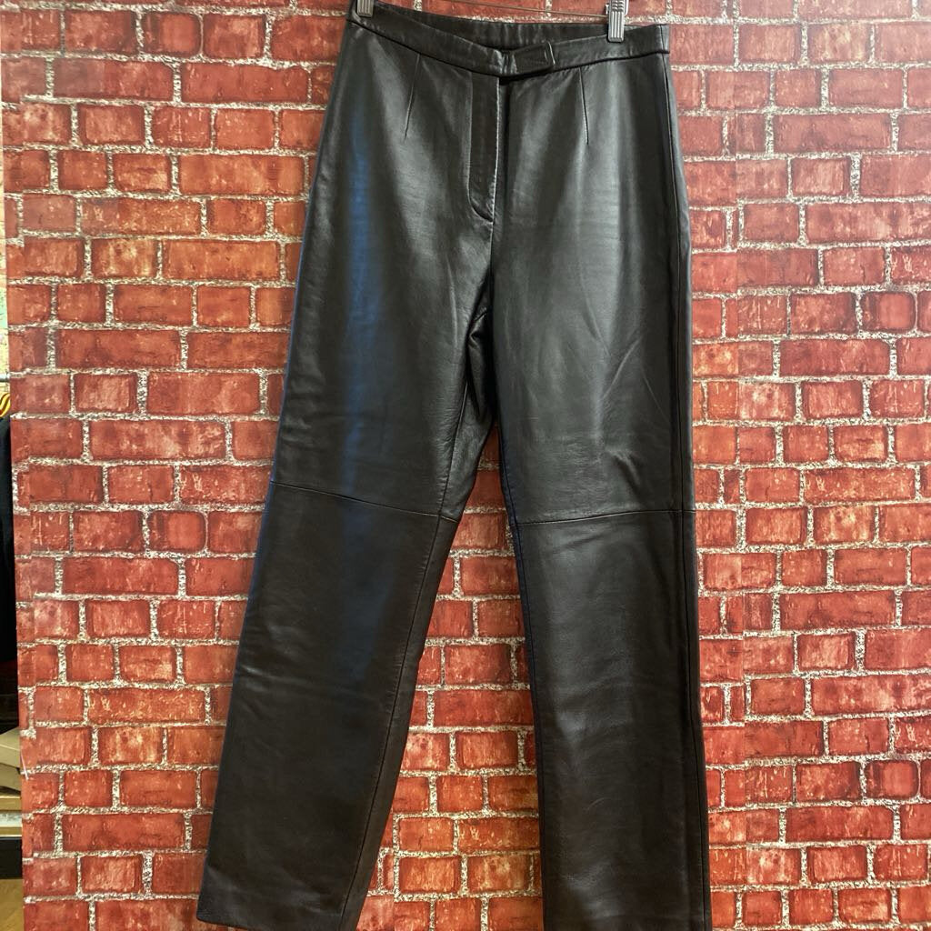 Siena Studio Leather Pants Brown Size 8