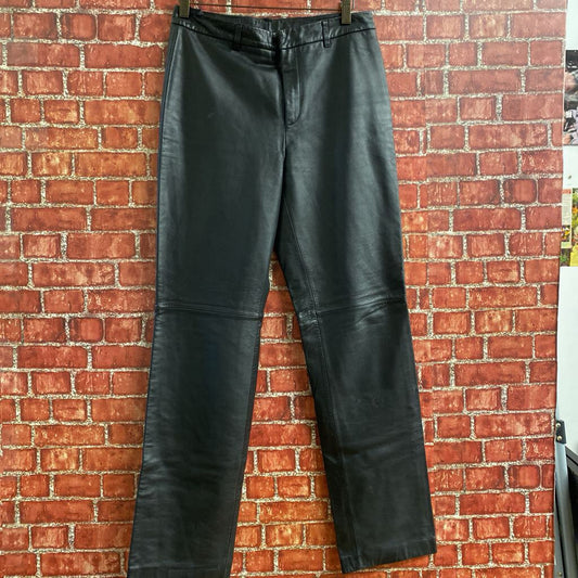 Nine West Leather Pants black Size 6