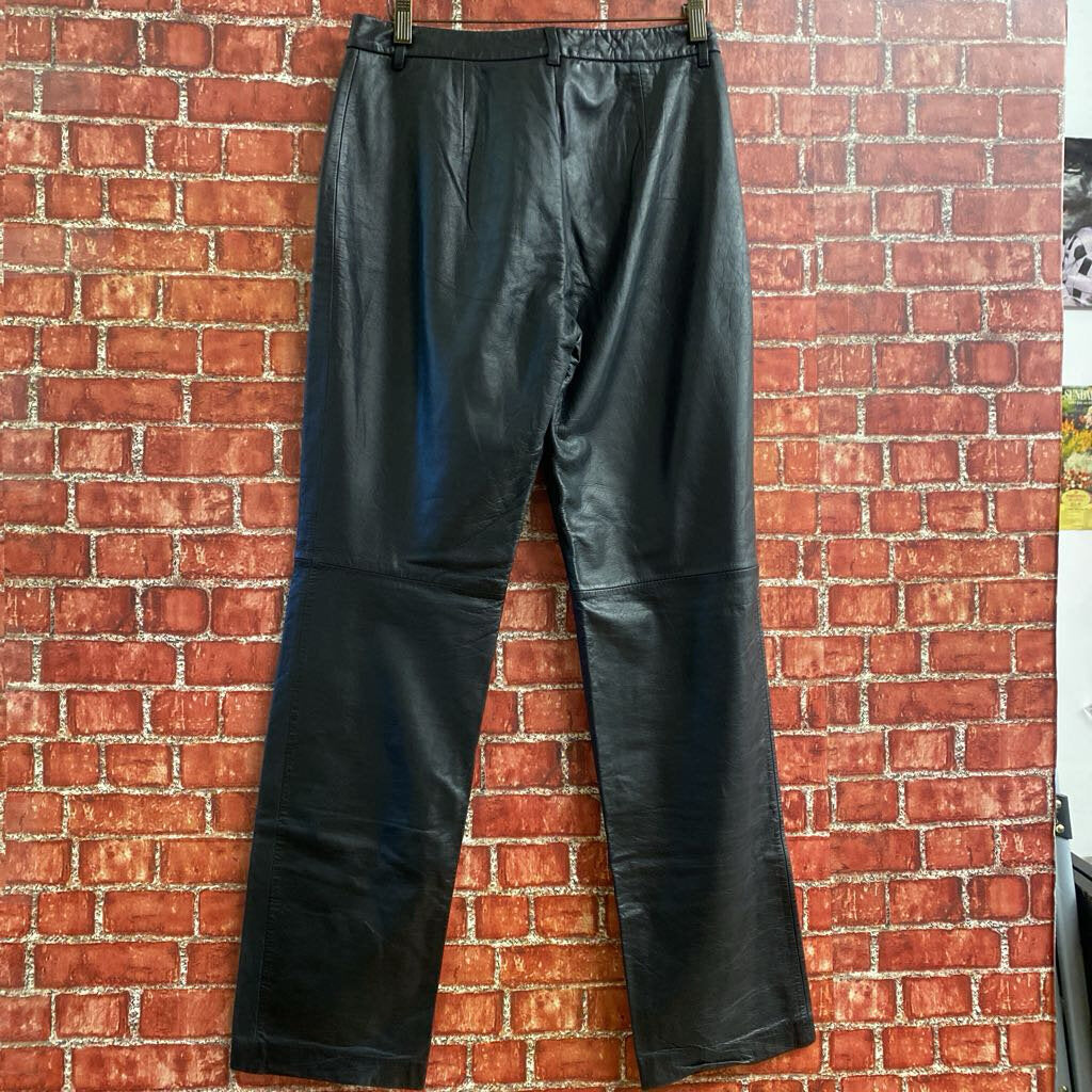 Nine West Leather Pants black Size 6