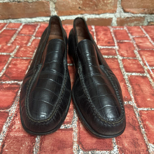 Vintage Polo Sport Leather Loafers Brown Size 9L