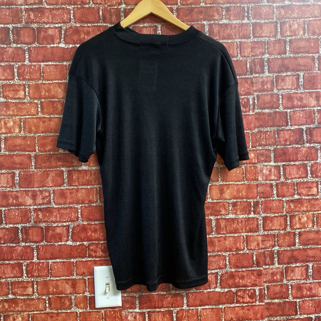 Vintage Step One Knit Tee Black Size M