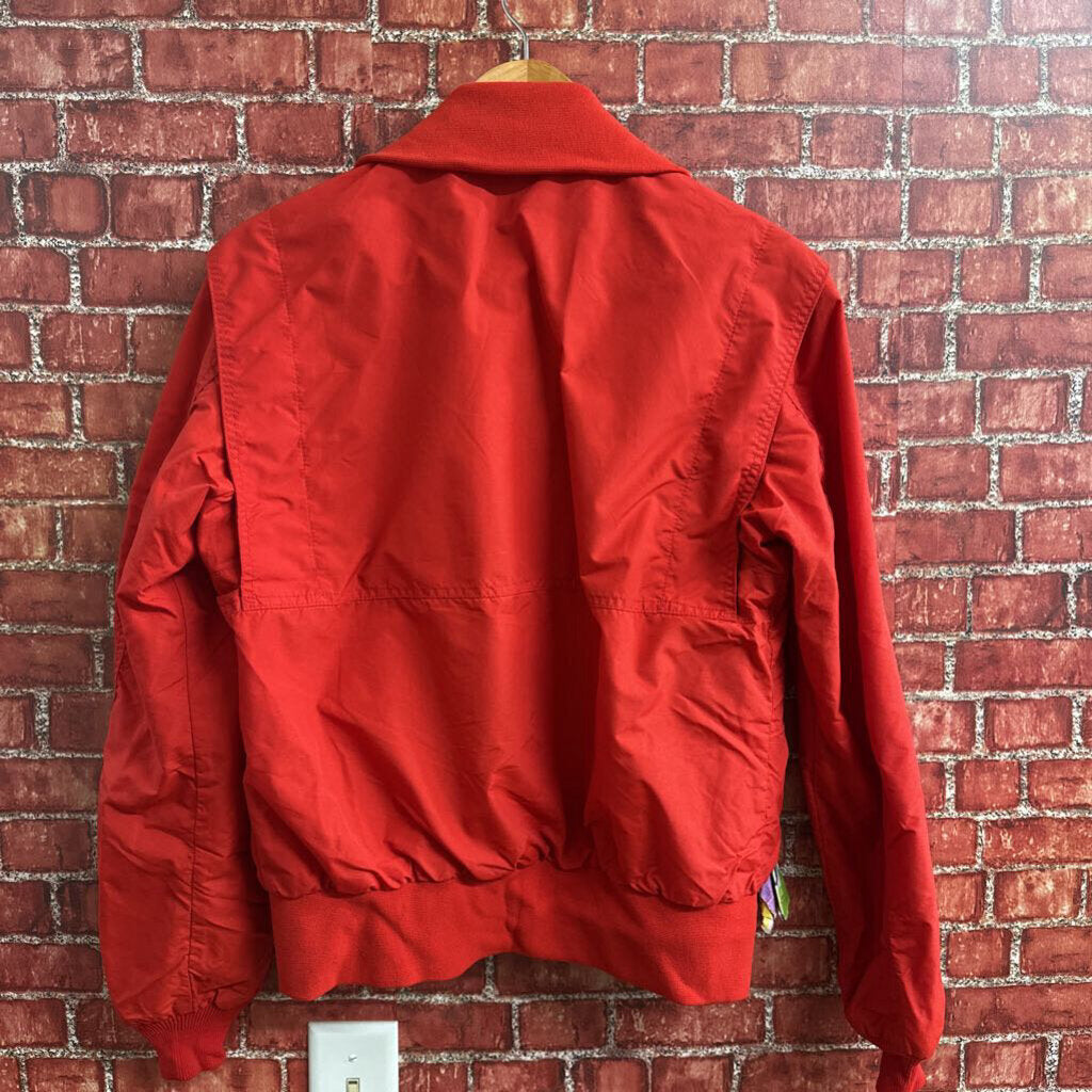 VTG Alpine Designs Big Zippers Red Size M